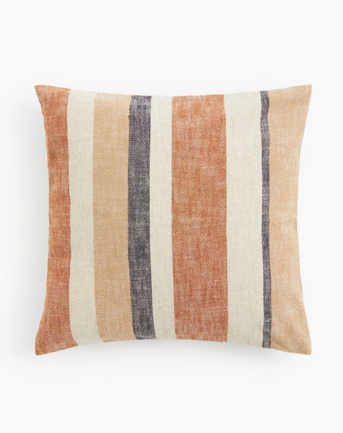 Striped Linen-blend Cushion Cover - Image 2